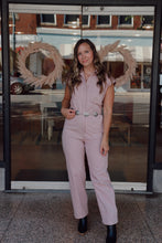 Load image into Gallery viewer, Fast Lane Cotton Jumpsuit
