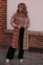 Load image into Gallery viewer, Macie Long Plaid Shacket
