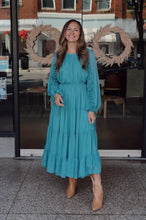 Load image into Gallery viewer, Ginny Ruffle Midi Dress
