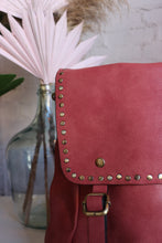 Load image into Gallery viewer, Indigo Studded Backpack
