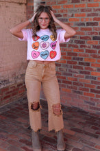 Load image into Gallery viewer, Conversation Hearts Graphic Tee
