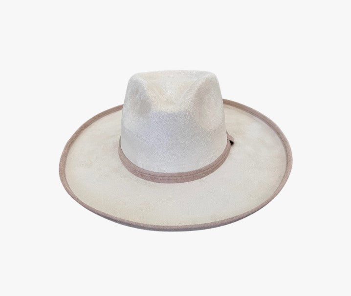 Shania Two-Toned Wide Brim Hat